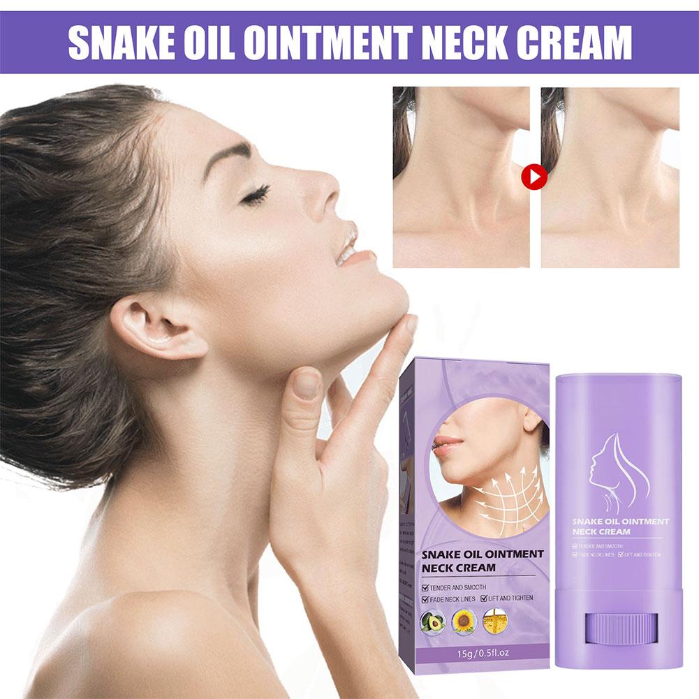 Snake Oil Ointment Neck Care Stick,Tighten Lift Neck Stick for