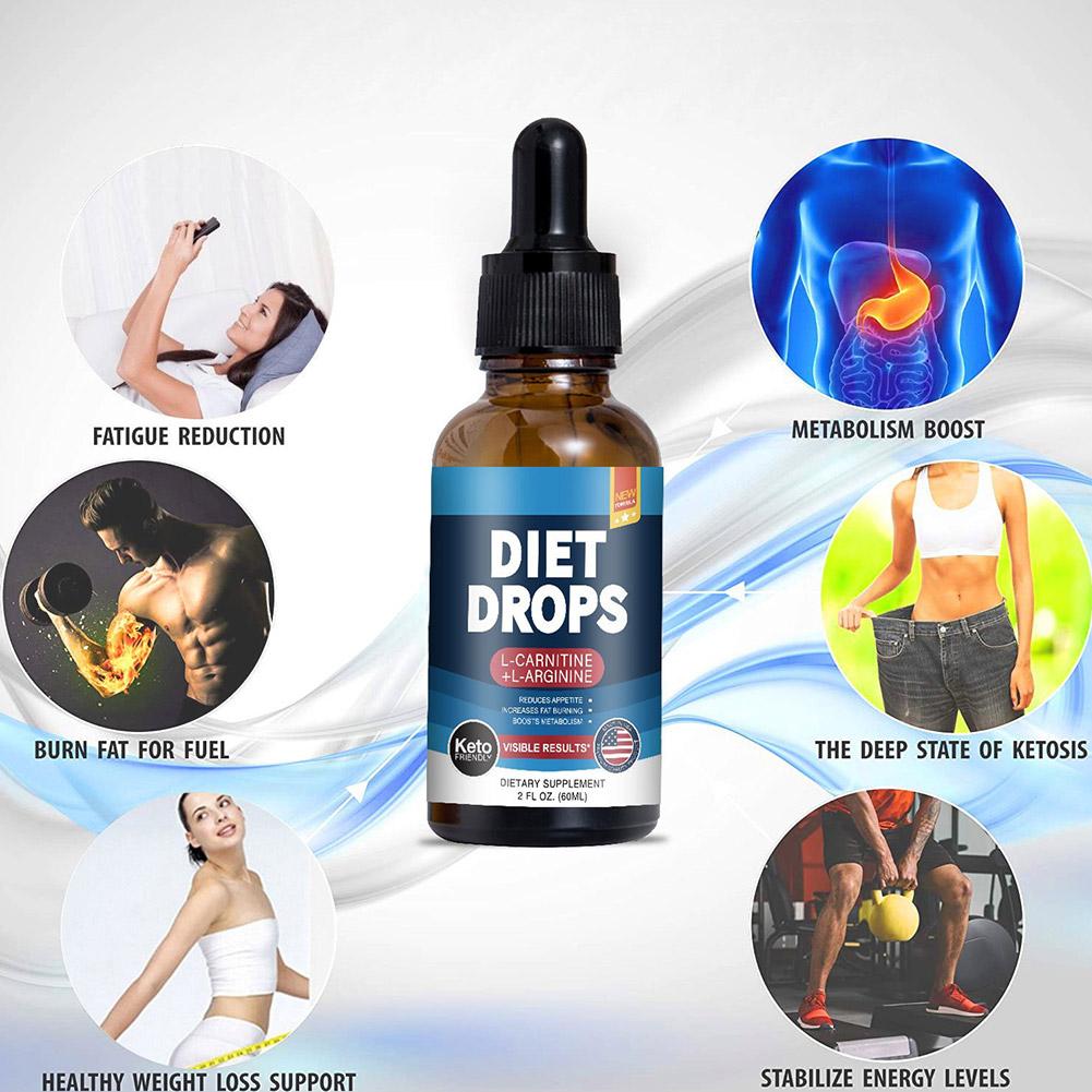 Keto Diet Drops Effective Weight Loss Support Boost Metabolism L-Carnitine  | eBay