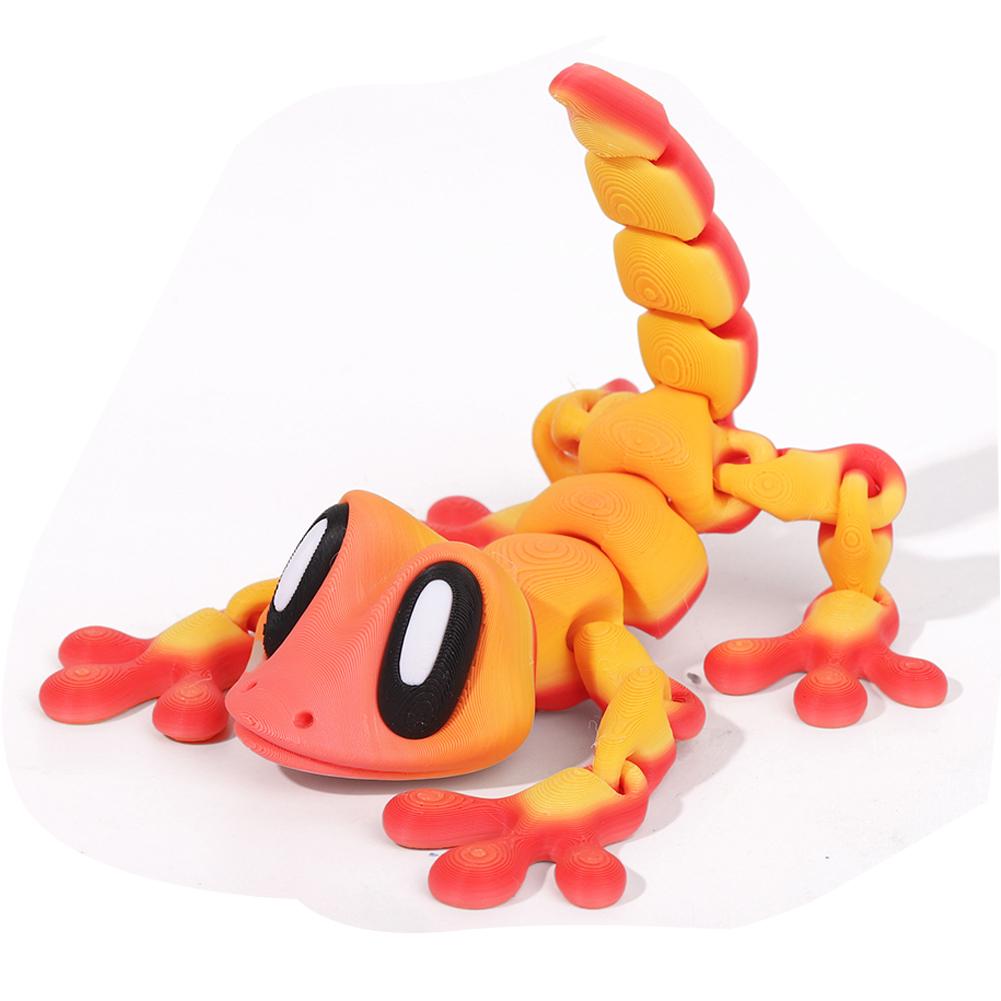 thumbnail image 1 of Gran oferta de artesanías magnéticas de gecko impresas en 3D, regalos para celebridades de Internet, adornos creativos para autos hechos a mano, actividades conjuntas, 1 of 2