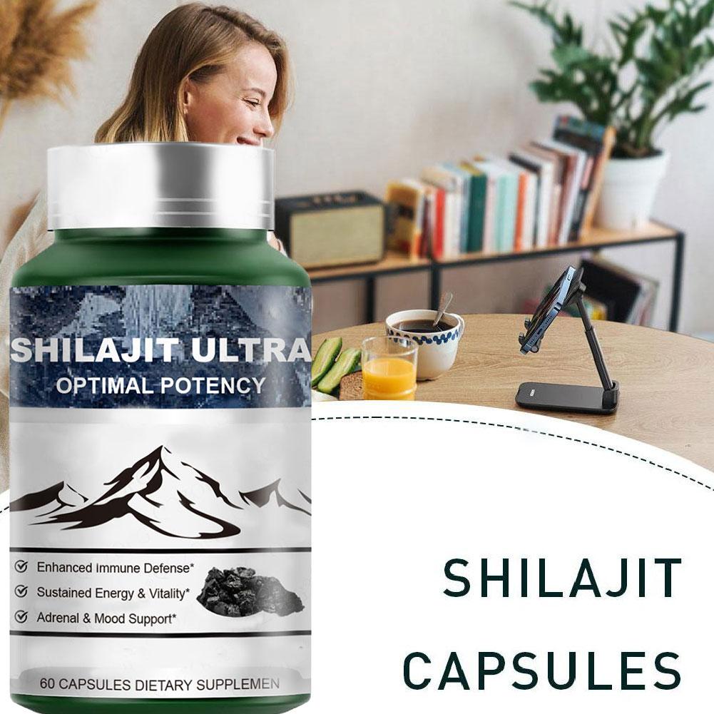 Complément Alimentaire Shilajit Ultra - Extrait Pur Avec L-Arginine - Haute Potence - Référence T5 Y8H9 - Neuf