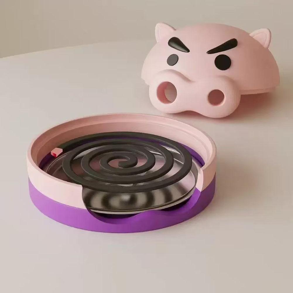 Description Picture 2 of itemFat And Chubby Mosquito-repellent Incense Box Piggy Incense Box Fashion Anti-Mosquito Mosquito Repellent Incense Burner