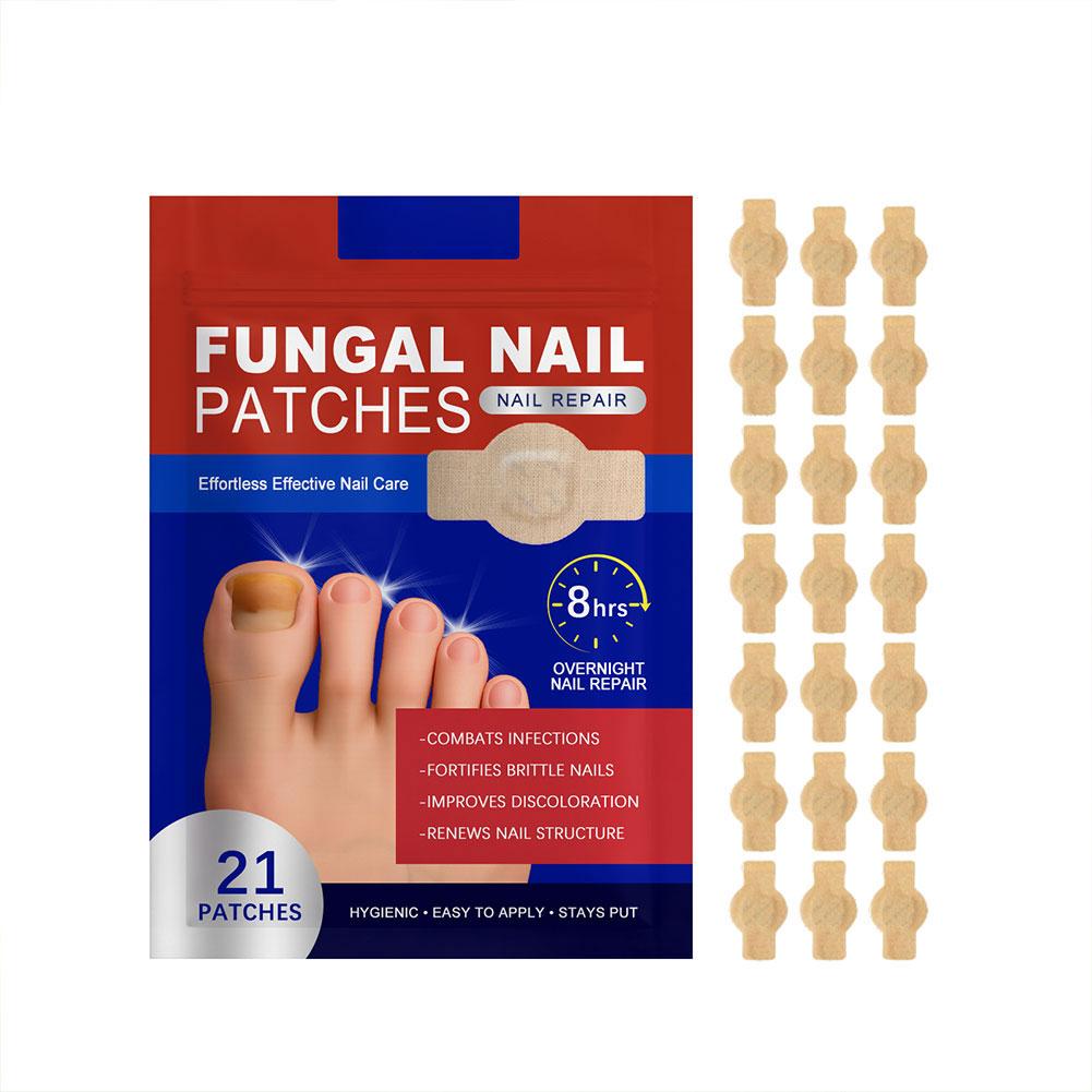 TRACY  UNPUBLISHED TUNES　FUNGUS 21pcs Fungal Nail Repair Patch Fungus Treatment Nail Repair