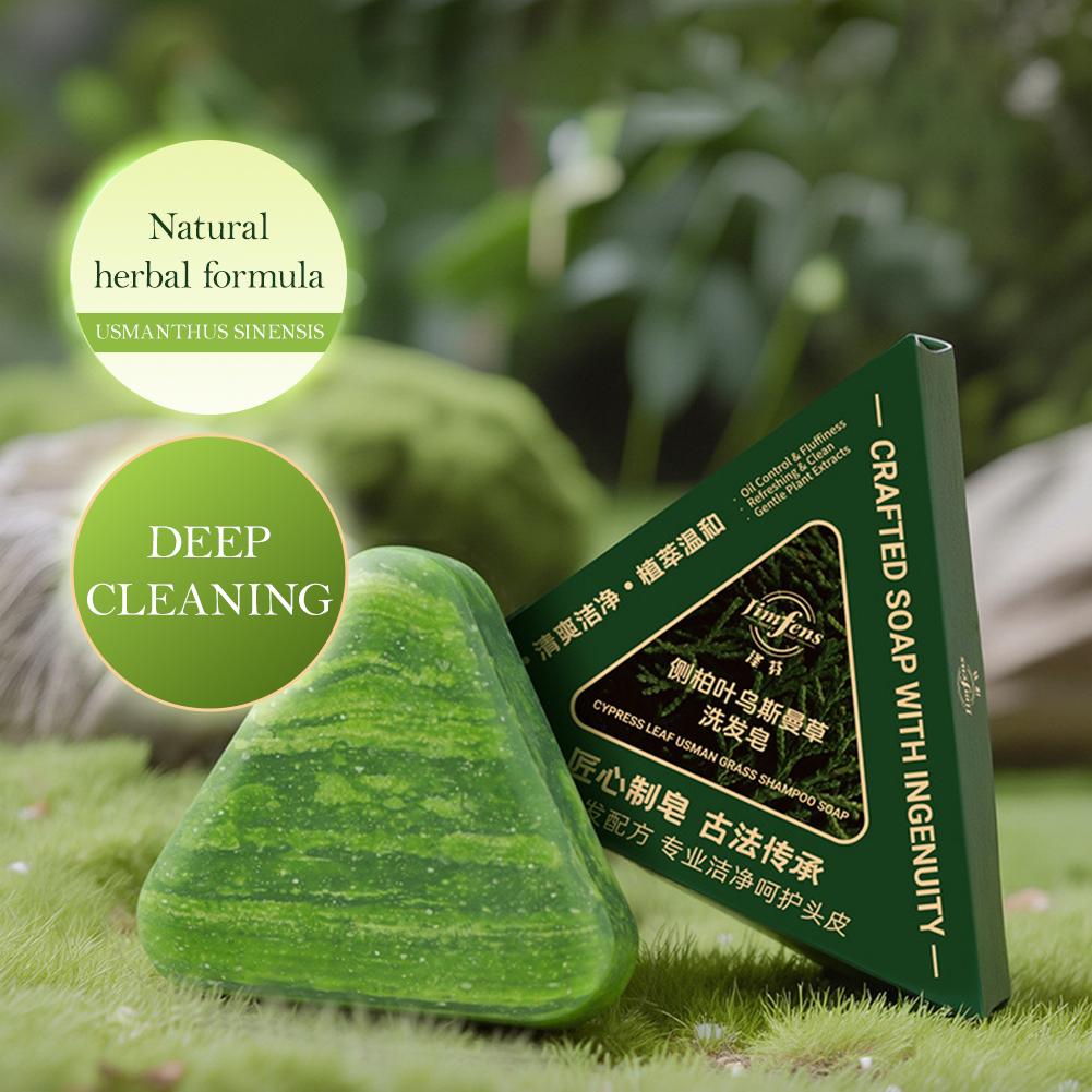 1/2/3X-Nature Triangl Green Soap Shampoo%2C Usman Grass Shampoo