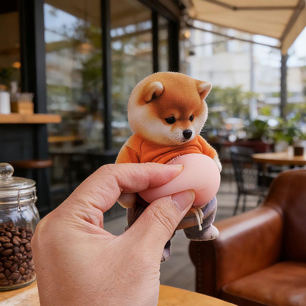 Cute Puppy 3D Puffy Stickers, Squeezeable 3D Soft Cute Belly Dog Stickers for Phone Case Notebook Scrapbooking DIY Decoration