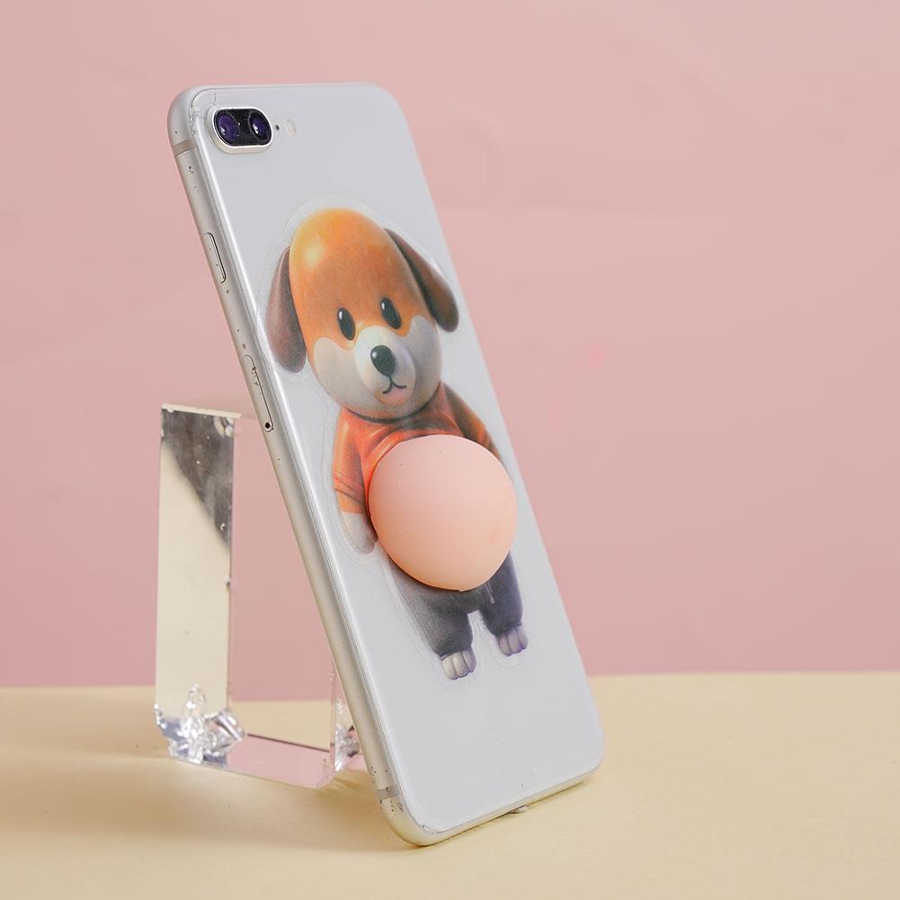 Cute Puppy 3D Puffy Stickers, Squeezeable 3D Soft Cute Belly Dog Stickers for Phone Case Notebook Scrapbooking DIY Decoration