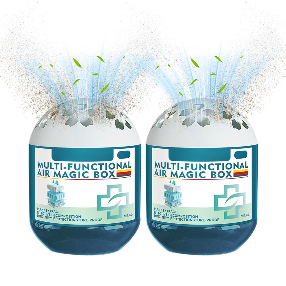 3 Pezzi Scatola Purificatrice D'Aria Per Ambienti Interni – 120g Ciascuna, A Base Di Estratti Vegetali, Rimuove Polvere E Neutralizza Odori, Multifunzionale