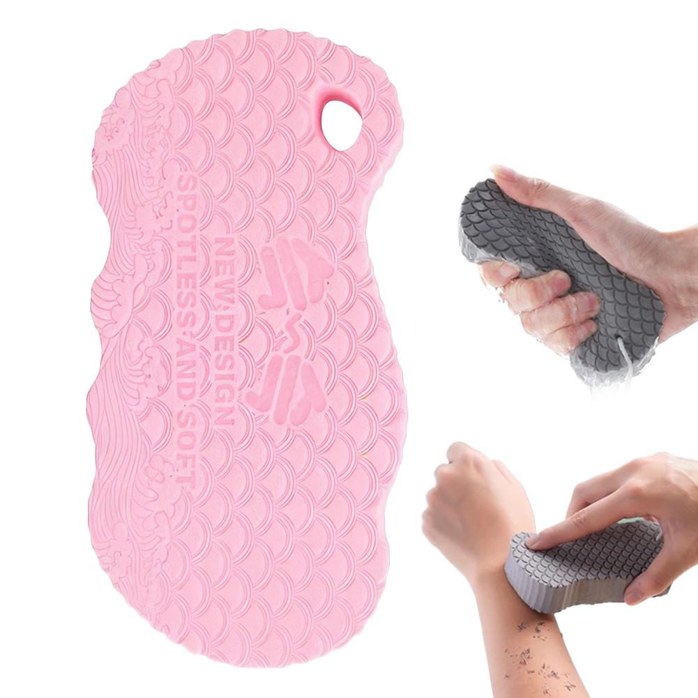 Exfoliating Sponge - Soft Bath Sponge Body Scrub 3D Radiant Skin Exfoliating Bath Sponge, Remover Dead Skin, Skin Friendly