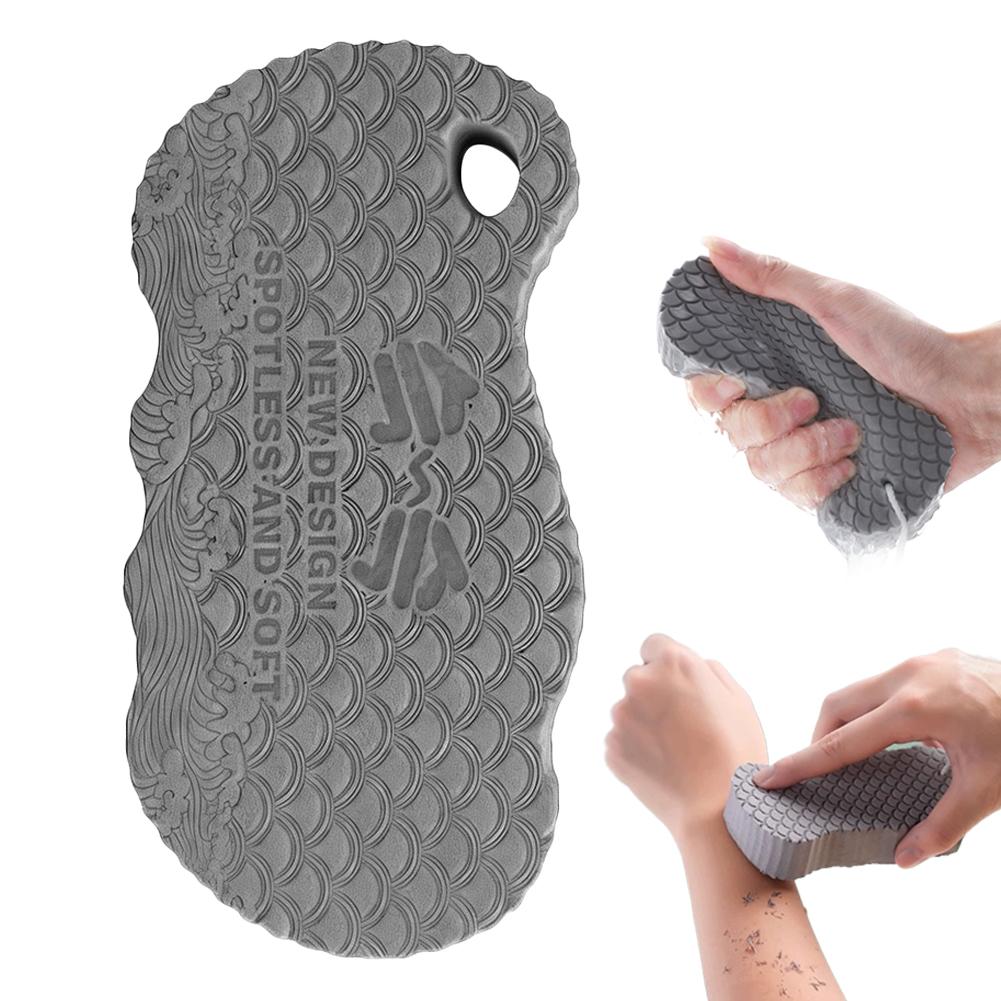 Exfoliating Sponge - Soft Bath Sponge Body Scrub 3D Radiant Skin Exfoliating Bath Sponge, Remover Dead Skin, Skin Friendly