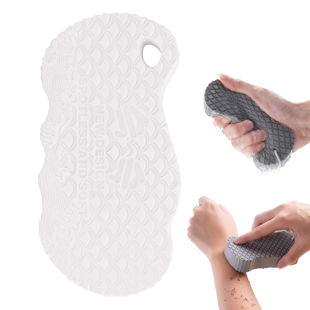 Exfoliating Sponge - Soft Bath Sponge Body Scrub 3D Radiant Skin Exfoliating Bath Sponge, Remover Dead Skin, Skin Friendly