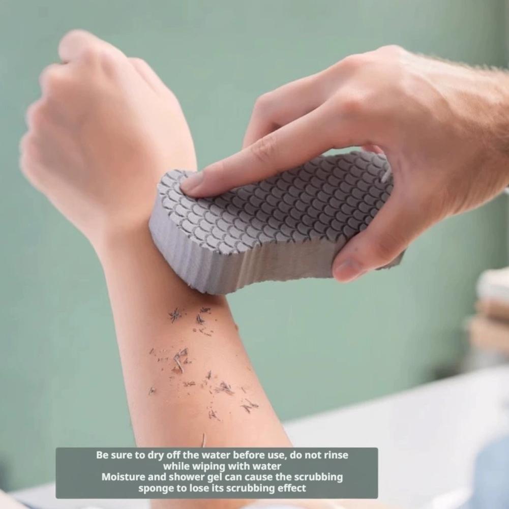 Exfoliating Sponge - Soft Bath Sponge Body Scrub 3D Radiant Skin Exfoliating Bath Sponge, Remover Dead Skin, Skin Friendly