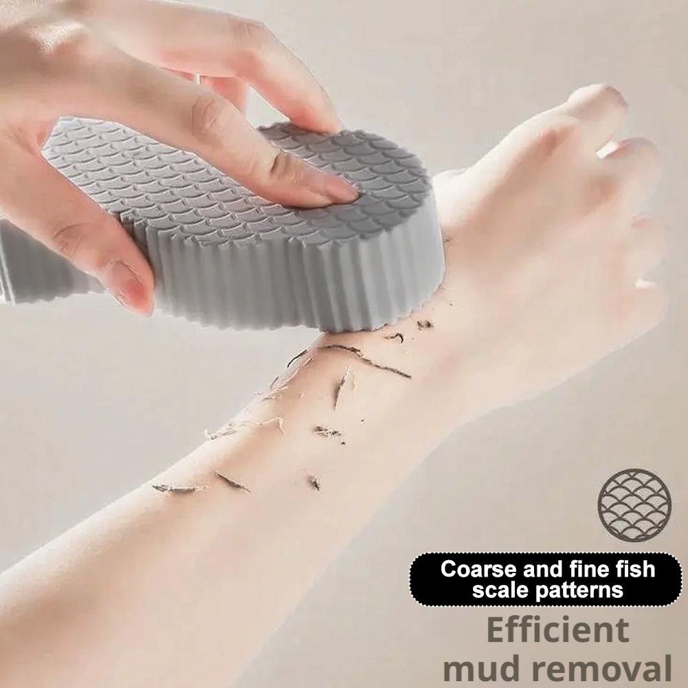 Exfoliating Sponge - Soft Bath Sponge Body Scrub 3D Radiant Skin Exfoliating Bath Sponge, Remover Dead Skin, Skin Friendly