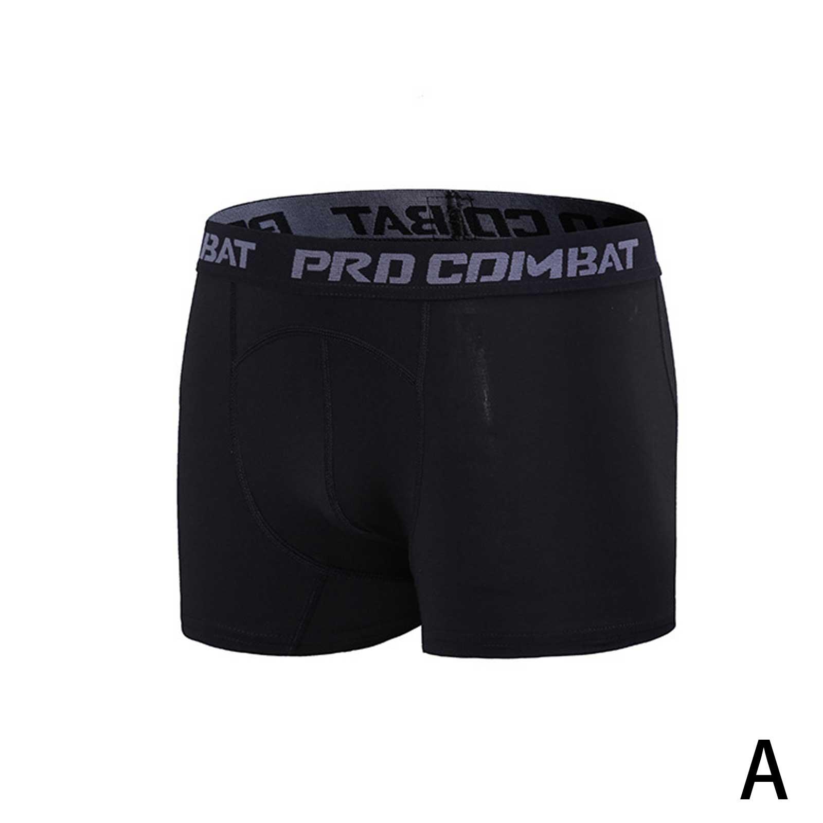 thumbnail image 1 of Ruifaya Boxers de entrenamiento para hombre, para correr, de secado rápido, transpirables y con absorción, 1 of 7