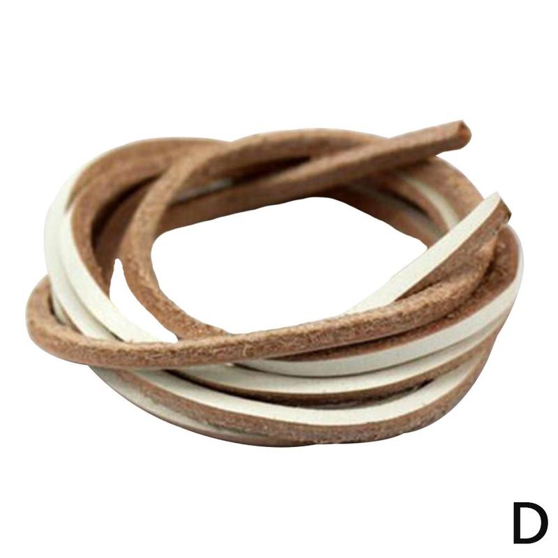 thumbnail image 1 of SGACAI Cordones de cuero crudo para zapatos, botas y ocio, para mujeres y hombres, USNEW, 1 of 7