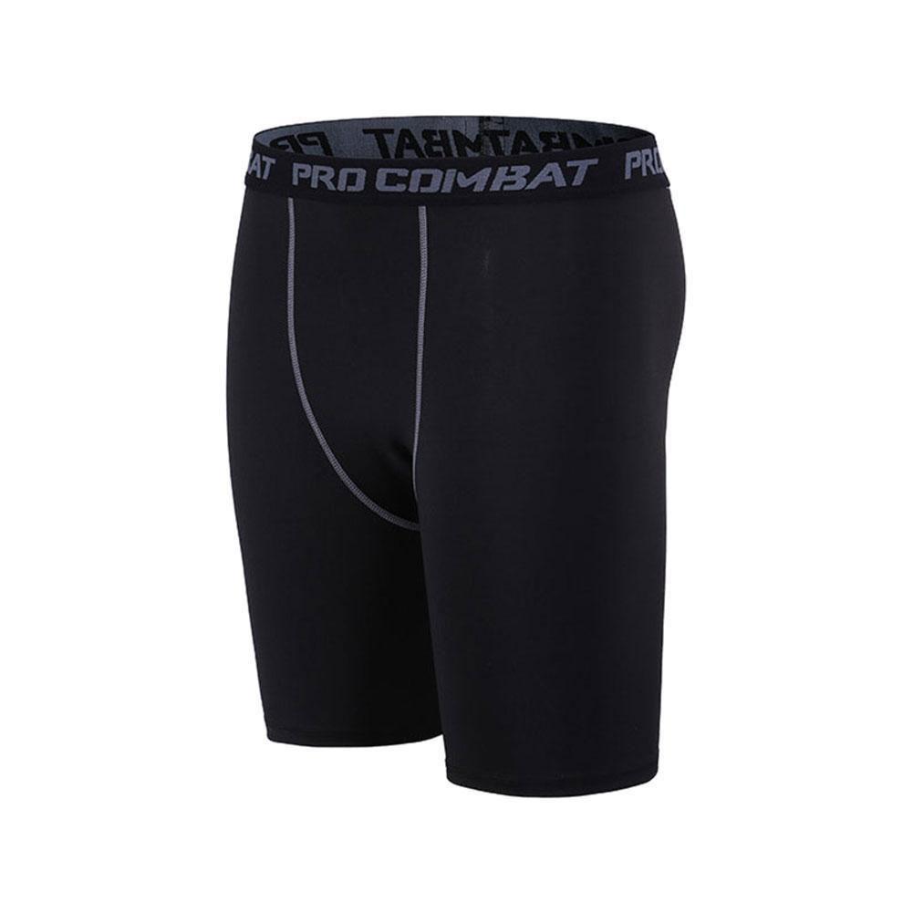 thumbnail image 1 of SGACAI Pantalones cortos de compresión para hombre, calzoncillos de capa base, pantalones térmicos para fitness y correr, 1 of 7