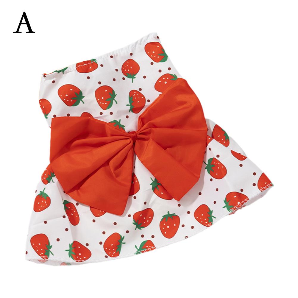 thumbnail image 1 of SGACAI Vestido de princesa para mascotas pequeñas, con lazo floral, para boda, para cachorros, de verano, Q8K3 ✨/, 1 of 7