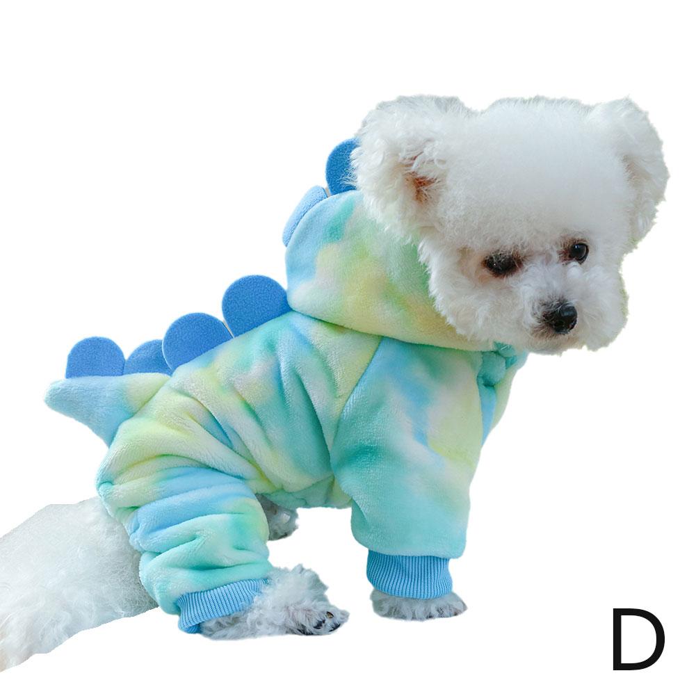 thumbnail image 1 of SGACAI Ropa para perros, sudaderas con capucha de dinosaurio cálidas de invierno, mono, suéter, abrigo, 1 of 7