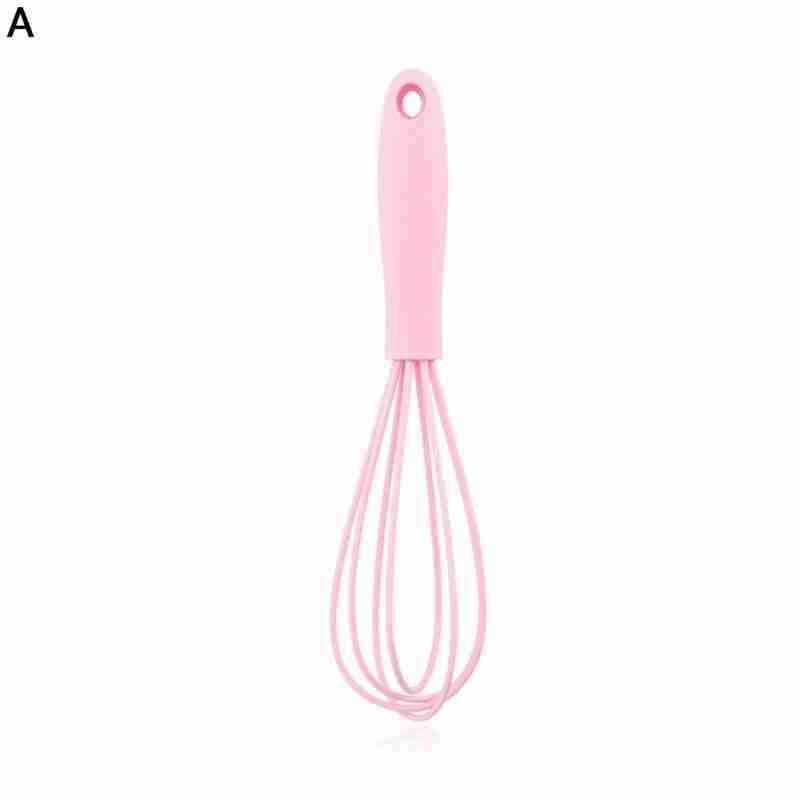SGACAI WSRRDRECVHi Batidora de huevos manual rotativa multifuncional Mini batidora de huevos de plástico de silicona ecológica pcs 1 herramienta agitadora para hornear huevos