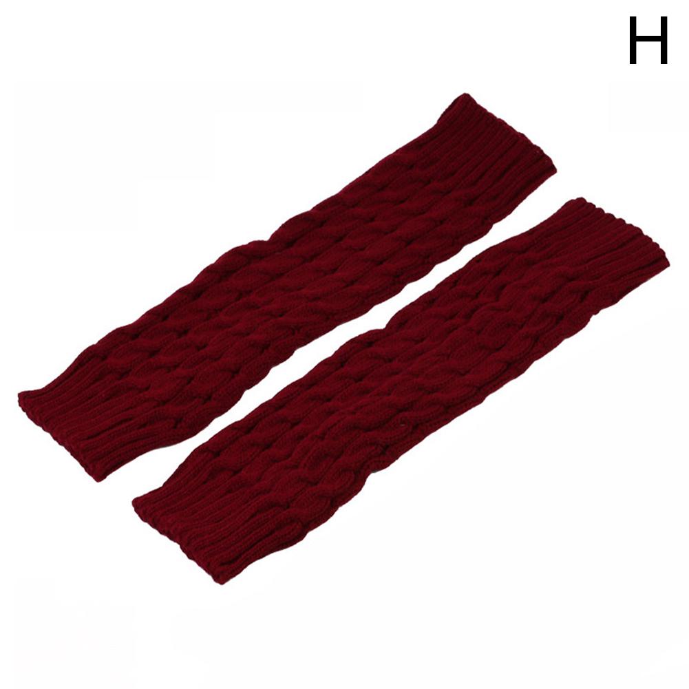 thumbnail image 1 of SGACAI Calentadores de piernas de invierno para mujer, tejidos a crochet, calcetines largos W5, 1 of 7