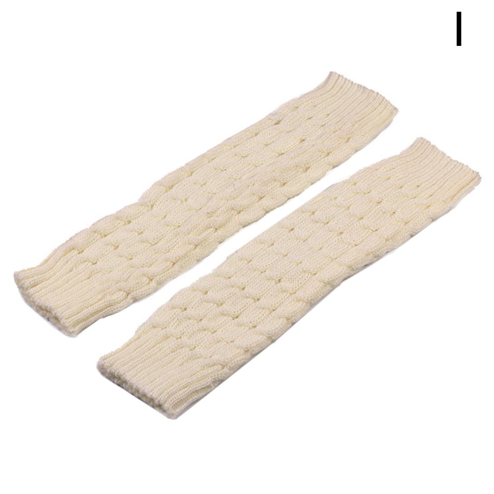 thumbnail image 1 of SGACAI Calentadores de piernas de invierno para mujer, tejidos a crochet, calcetines largos W5, 1 of 7
