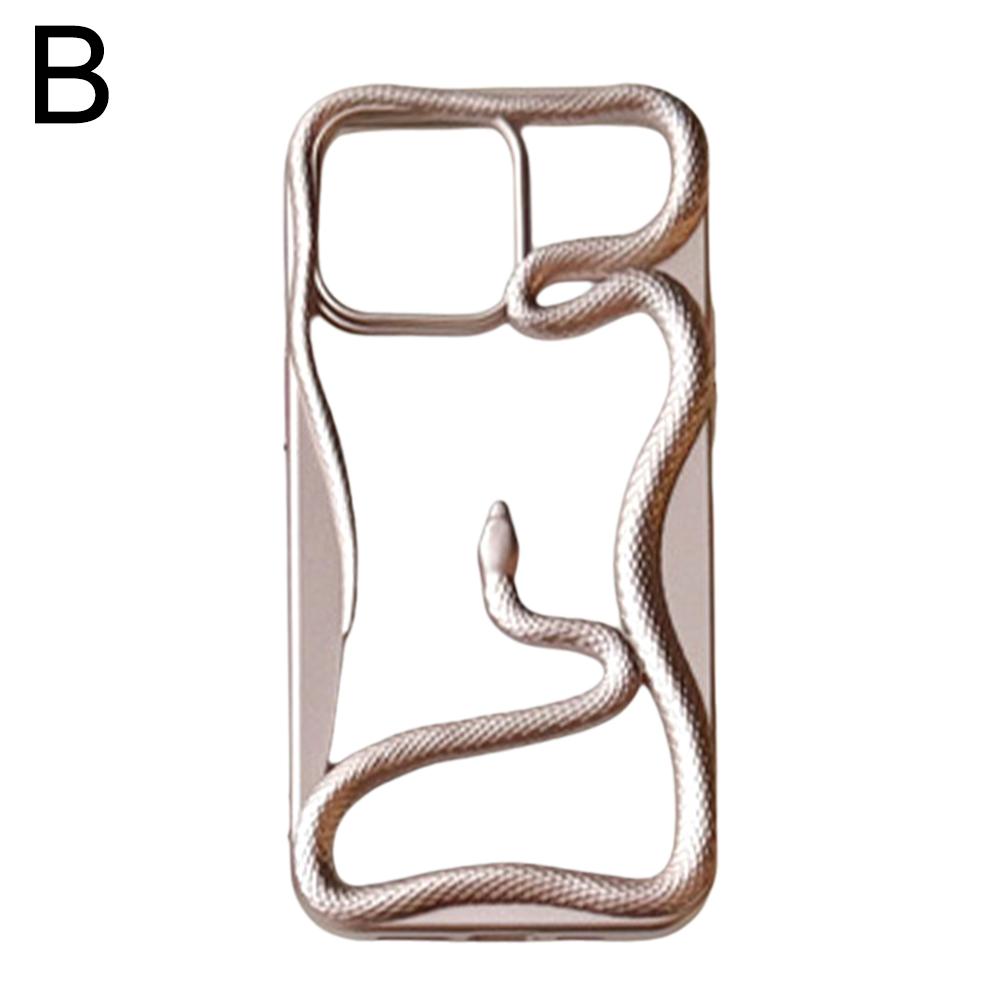 thumbnail image 1 of Ruifaya Funda de teléfono con disipación de calor 3D Snake Hollow para iPhone 16 15 Pro/Max/promax/plus, funda de silicona suave a prueba de golpes de lujo, 1 of 7