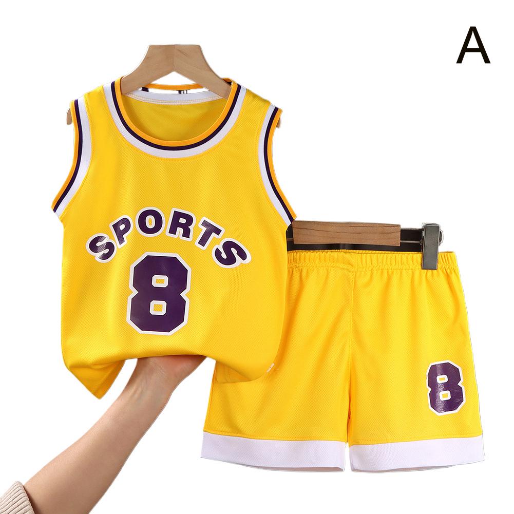thumbnail image 1 of Wartleves Camiseta de baloncesto para niños y niñas, ropa para adolescentes, camiseta, camisola, chándal, pantalones cortos, I5 ⭐\, 1 of 7