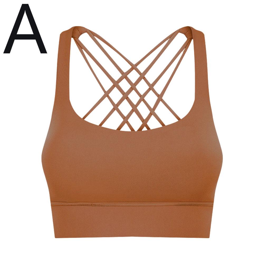 thumbnail image 1 of Wartleves Sujetador deportivo Hot Fitness de alta resistencia con espalda cruzada a prueba de golpes para yoga y correr Nuevo, 1 of 7