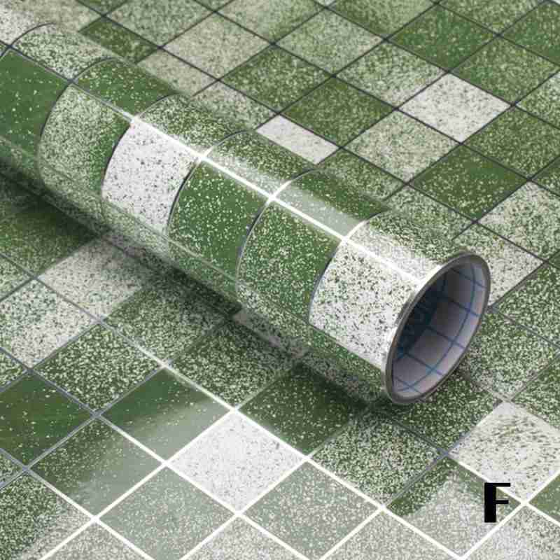 thumbnail image 1 of Ruifaya Papel de pared de mosaico autoadhesivo de 45 x 100 cm, para cocina, L7H8, HOT8, 9CD1, 1 of 7