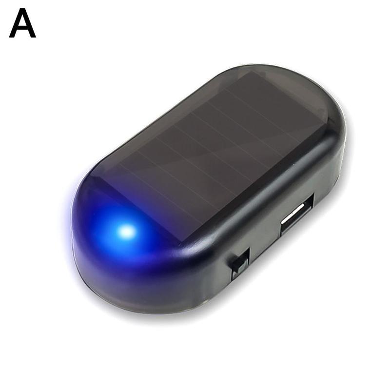 thumbnail image 1 of SGACAI Alarma solar falsa para coche, luces LED, advertencia de seguridad contra robo ღ, 1 of 7