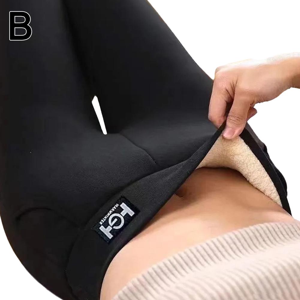 thumbnail image 1 of Wartleves Leggings de vellón para mujer, leggings para calentar las rodillas en invierno♯, 1 of 7
