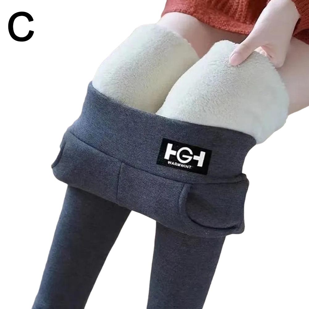 thumbnail image 1 of Wartleves Leggings de vellón para mujer, leggings para calentar las rodillas en invierno♯, 1 of 7