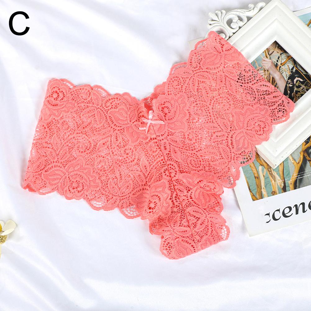 Wartleves Bragas de encaje floral para mujer, diseño de cintura en V, cómodas y transpirables.
