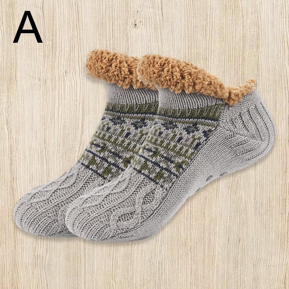 thumbnail image 1 of SGACAI Calcetines de suelo de otoño e invierno, calcetines cálidos para mujer y hombre, calcetines de nieve para yoga, 2025, calcetines, zapatillas para dormir, calcetines S5x3, 1 of 7