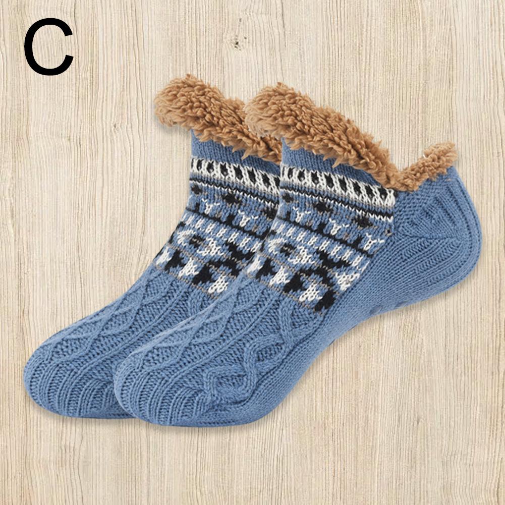 thumbnail image 1 of Wartleves Calcetines de suelo de otoño e invierno, calcetines cálidos para mujer y hombre, calcetines de nieve para yoga, 2025, calcetines, zapatillas para dormir, calcetines S5x3, 1 of 7
