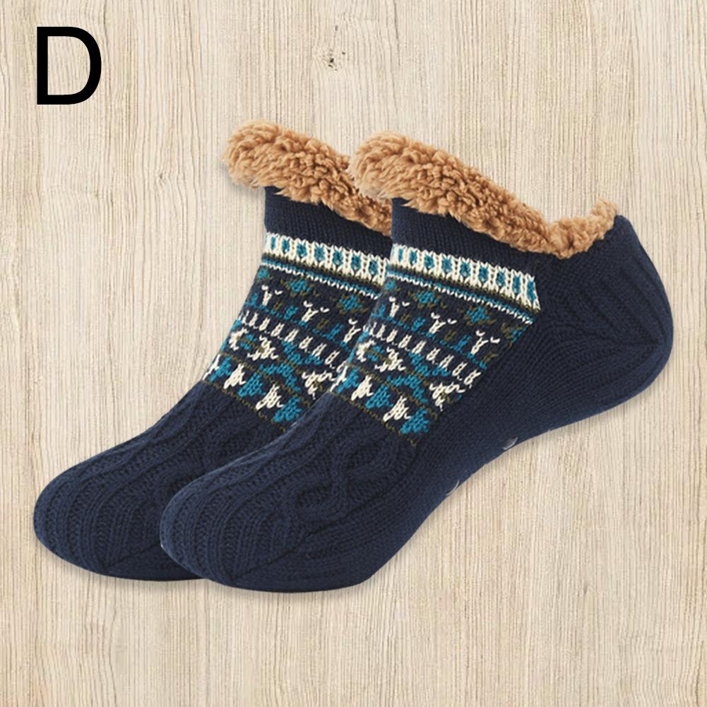 Wartleves Calcetines de suelo de otoño e invierno, calcetines cálidos para mujer y hombre, calcetines de nieve para yoga, 2025, calcetines, zapatillas para dormir, calcetines S5x3